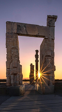 Sunset in Persepolis