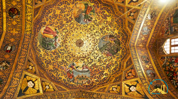 Murals in Vank Church in Iran