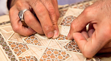 Art of Marquetry Inlay in Isfahan
