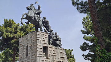 Statue of Nader Shah Afshar in Mashhad