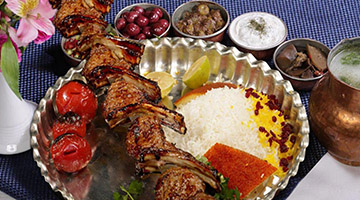 Iranian Traditional Shishlik Kebab