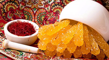 Iranian Saffron and Rock Candy