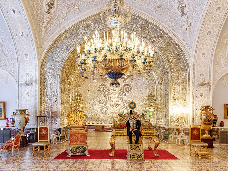 Salam Hall in Tehran Golestan Palace