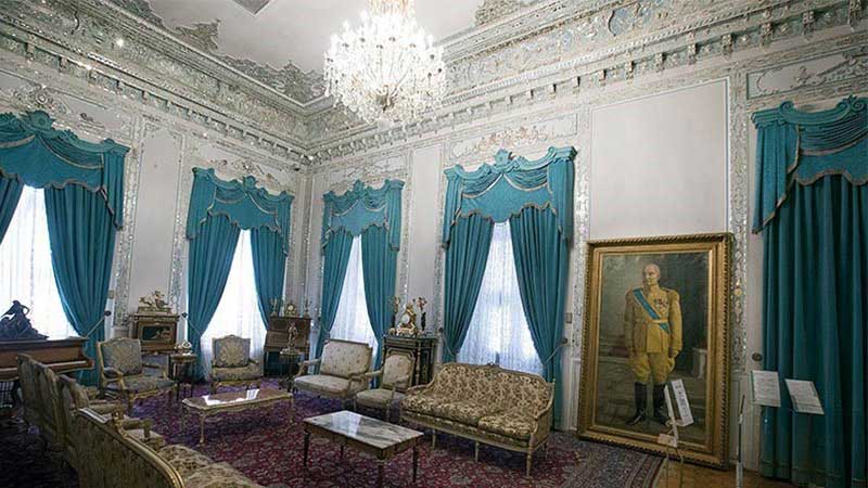 Inside the Sa’dabad Palace complex