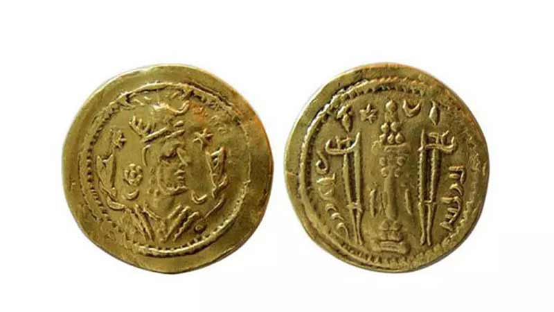 coins dating back to Sassanid era