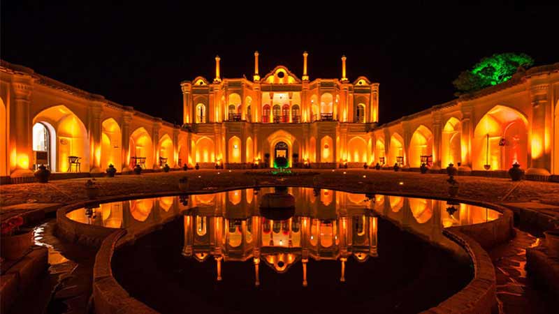 Water Features of Shahzadeh Mahan Historical Garden