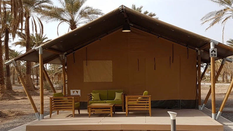 Ecocamp in Shahdad Desert